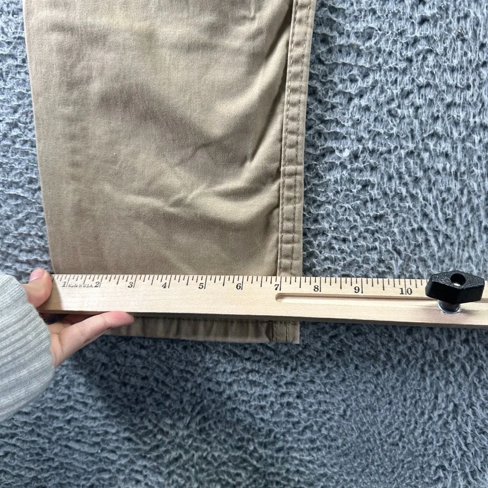 Levi's 511 Pant Boys 16 Brown Cotton‎ Chino Straight Ankle Slim Preppy Stretch